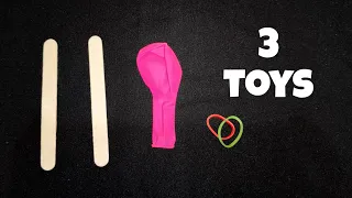 3 crazy and awesome toys with ice cream sticks || #diy #toys ||school projects ||
