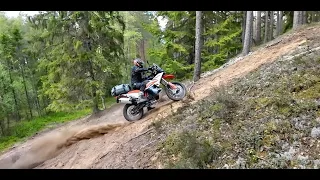 KTM690 vs KTM890 comparision on TET Estonia - Day #1