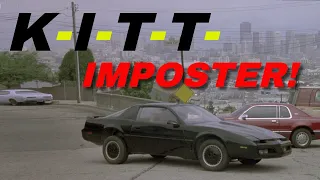 That's NOT KITT! What's with Knight Rider's Stock Bumpered Knight 2000?