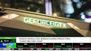 NVDA CEO Is Predicting A "Giant Record Year"