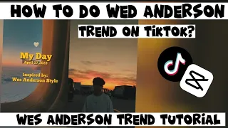 Wes Anderson tiktok trend tutorial | Wes Anderson tiktok trend