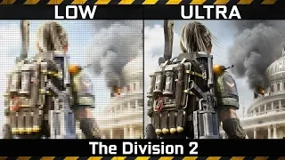 The Division 2: Graphics Direct Comparison (low vs Ultra, DX11 vs DX12)