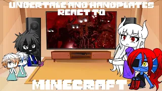 Undertale and Handplates React to || Minecraft || Gacha Club (My AU)