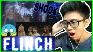 FLINCH WITH BLACKPINK REACTION | THE LATE LATE SHOW