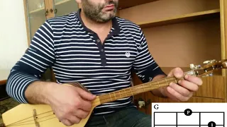 Hallelujah - Georgian folk music instrument Panduri chords