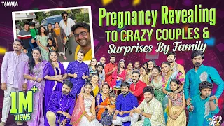 Pregnancy Revealing To Crazy Couple & Surprises By Family | @Mahishivan | Tamada Media