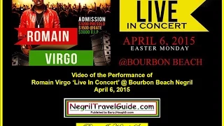 Romain Virgo Live In Concert @ Bourbon Beach Negril