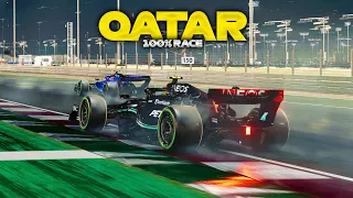 EVERYONE RUNS OUT OF FUEL! F1 23 100% Race At Qatar VS 110 Ai