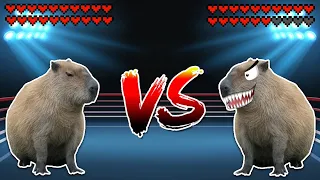 Capybara vs evil Capybara! Meme battle