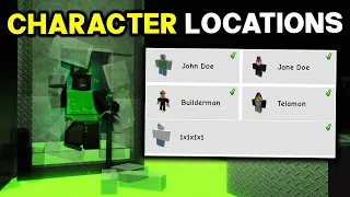 ALL HIDDEN CHARACTER LOCATIONS!! (Clip it Roblox) Classic Event