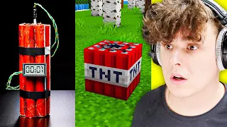 BLOKI z MINECRAFT ISTNIEJĄCE w PRAWDZIWYM ŻYCIU 🧨!