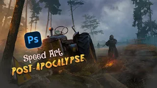 Post-Apocalypse Concept Art - Photoshop Timelapse | Photo Manipulation