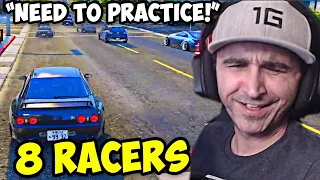 Summit1g Takes Part In 8-Man Race With His R32 | GTA 5 NoPixel RP