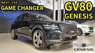 [English Audio] 2020 Genesis GV80 Detailed Review on Interior & Exterior