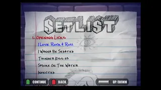 Guitar Hero 1 (full song list PS2)