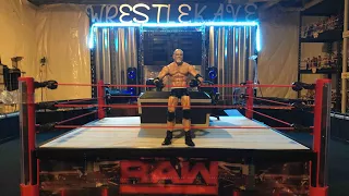 WWE Mattel Raw Main Event Ring with Exclusive Goldberg Figure Unboxing and Review