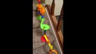 Marble run with a musical ending