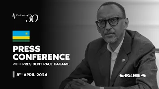 🔴LIVE: Press Conference with President Paul Kagame | 8 April 2024