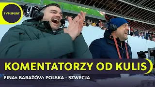 LASKOWSKI I ŻEWŁAKOW WNIEBOWZIĘCI! TAK SKOMENTOWALI FINAŁÓW BARAŻÓW POLSKA – SZWECJA | KULISY