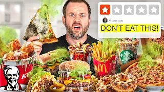I Tested The Worst Rated Fast Food