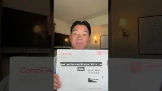Unboxing my CompTIA Security+ certification kit!