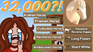 REDEEMING 32,000 TRAINING RECEIPTS in WILD HORSE ISLANDS on ROBLOX **We got SO MUCH COOL STUFF**