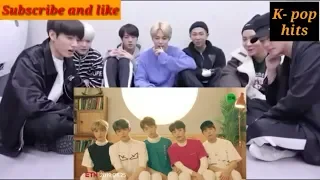 BTS Reaction to TXT " cat and dog "