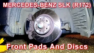 Mercedes-Benz SLK Brake Pad & Disc Replacement (Front) r172