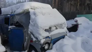 Холодный пуск в -40  Нысы 522 с Японским двигателем 1JZ VV TI .