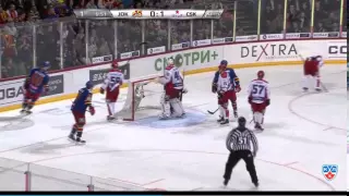 17.3.2015 jokerit - cska ; jokerit huhtala tommi goal video review incident (low quality)