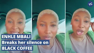 Watch: ENHLE MBALI breaks her silence on Black Coffee Divorce & Court Aftermath