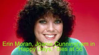 Erin Moran, Joanie Cunningham in "Happy Days," dies at 56