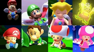 Mario Golf: 3DS - Todos los Personajes de Animación: Doble Inflando/Triple Inflando