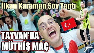 Tayvan'da BASKETBOL Maçına Gittim🏀İLKAN KARAMAN Coşturdu 🇹🇷【Gezi Vlog 14】