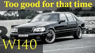 The best Mercedes at the wrong time // s-class w140 history