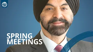 2024 Spring Meetings Opening Press Conference with World Bank President Ajay Banga