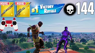 144 Elimination Duo Vs Squads Gameplay Wins Ft. @CycloneFN- (Fortnite Chapter 5 PS4 Controller)