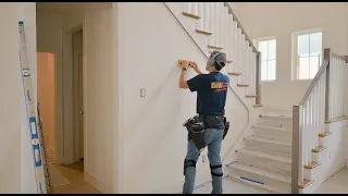 1x12 Shiplap Install on Staircase Walls