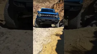 Ford Bronco defeats The Step on Black Gap Road at Big Bend National Park