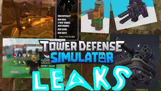 Tower Defense Simulator All the leaks so far for the 2.0 update