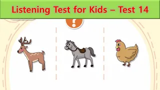 Listening Test for Kids | Test 14