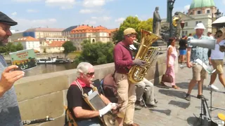 Charles Bridge Band Prague 20 July 2919