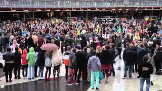 PSY - Gangnam Style (강남스타일) FLASHMOB Stockholm 2012