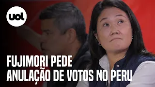 No Peru, Keiko Fujimori pede anulação de 200 mil votos em eleição apertada