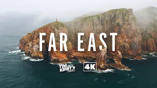 The Pacific Coast of Russia, Flying over Vladivostok and the Far East in 4K Video
