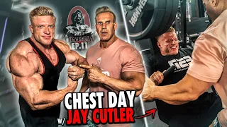 CHEST DAY WITH JAY CUTLER AT OLYMPIA MASTERS!