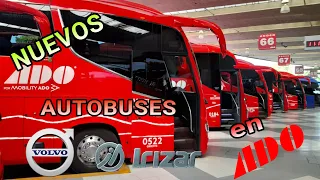 ADO estrena 67 nuevos autobuses Volvo 9800 e Irizar I8 Scania Euro 6 @mobilityado6548