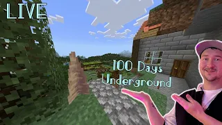 🔴 100 Days Underground | Part 2 | Minecraft Live Stream |🔴