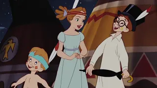 Танцующие дети и индейцы ... отрывок из мультфильма (Питер Пэн/Peter Pan)1952