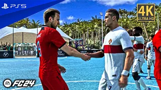 FC 24 Volta - Portugal Vs England | Penalty Shootout | Ronaldo Vs Kane - 4K